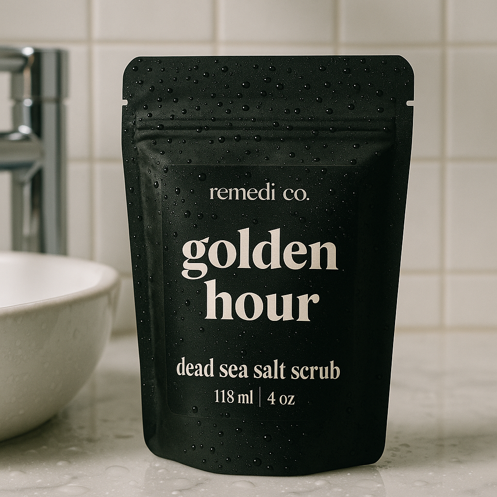 dead sea salt scrub mini